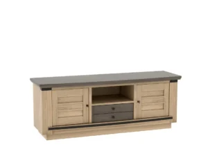 Meuble TV 2 portes + 1 Tiroir, 1 niche – MAGELLAN